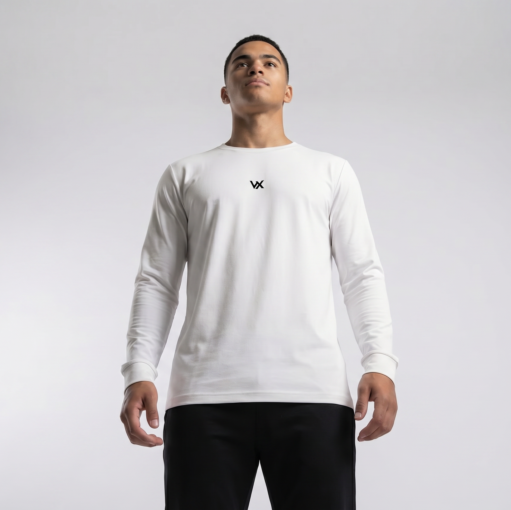 WARRIORX MENS FULL SLEEVES COTTON LYCRA T-SHIRT