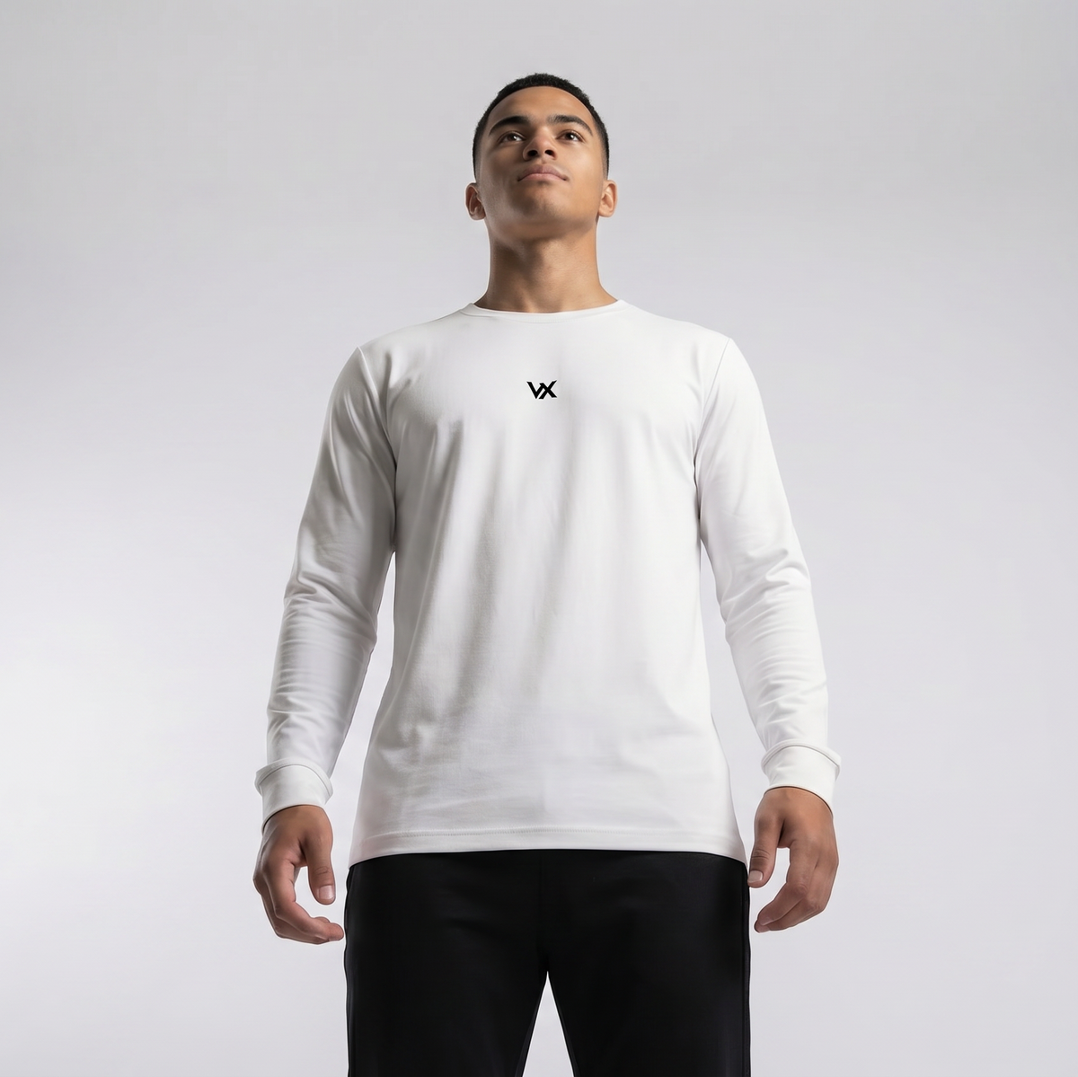 WARRIORX MENS FULL SLEEVES COTTON LYCRA T-SHIRT