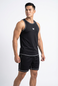 Warriorx men’s cotton Lycra cord set with sandow and shorts