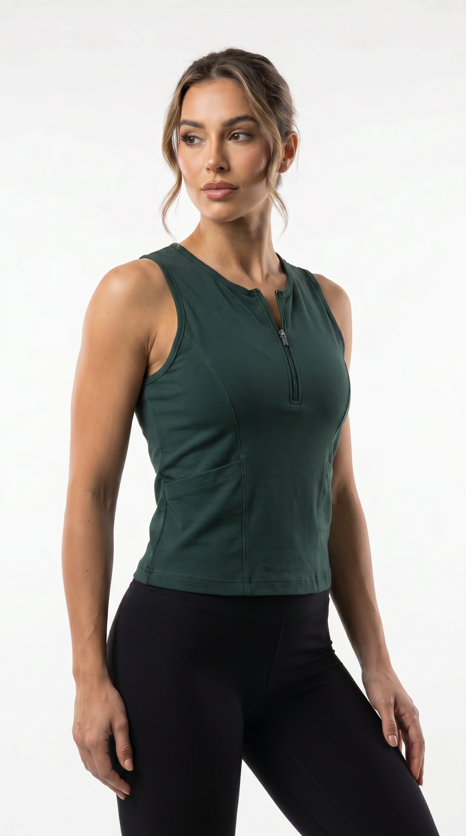 WX Womens Cotton terry Tank top