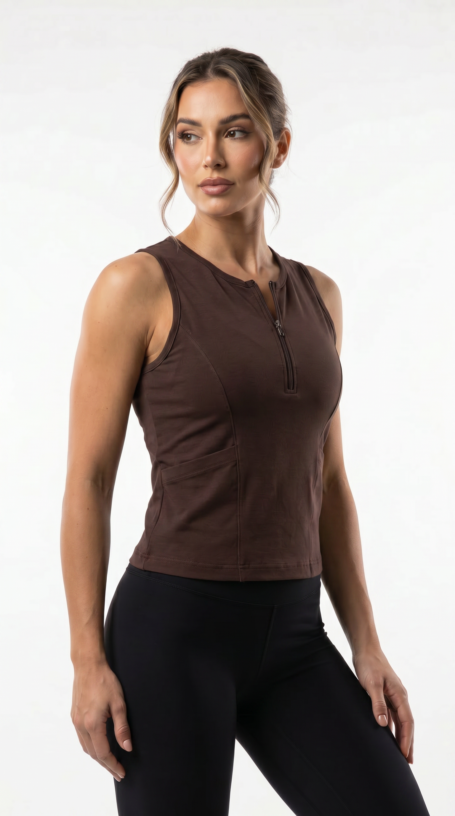WX Womens Cotton terry Tank top