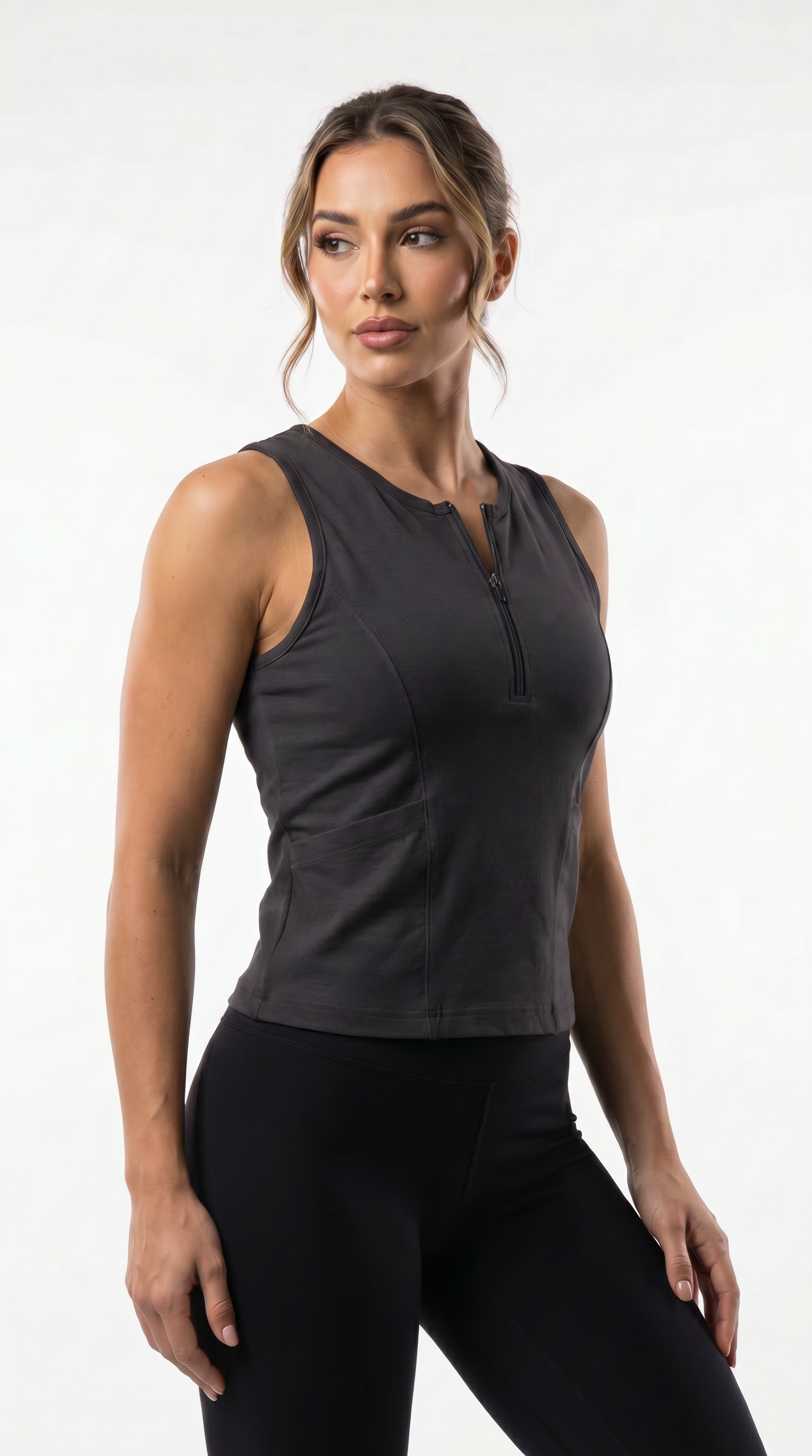 WX Womens Cotton terry Tank top