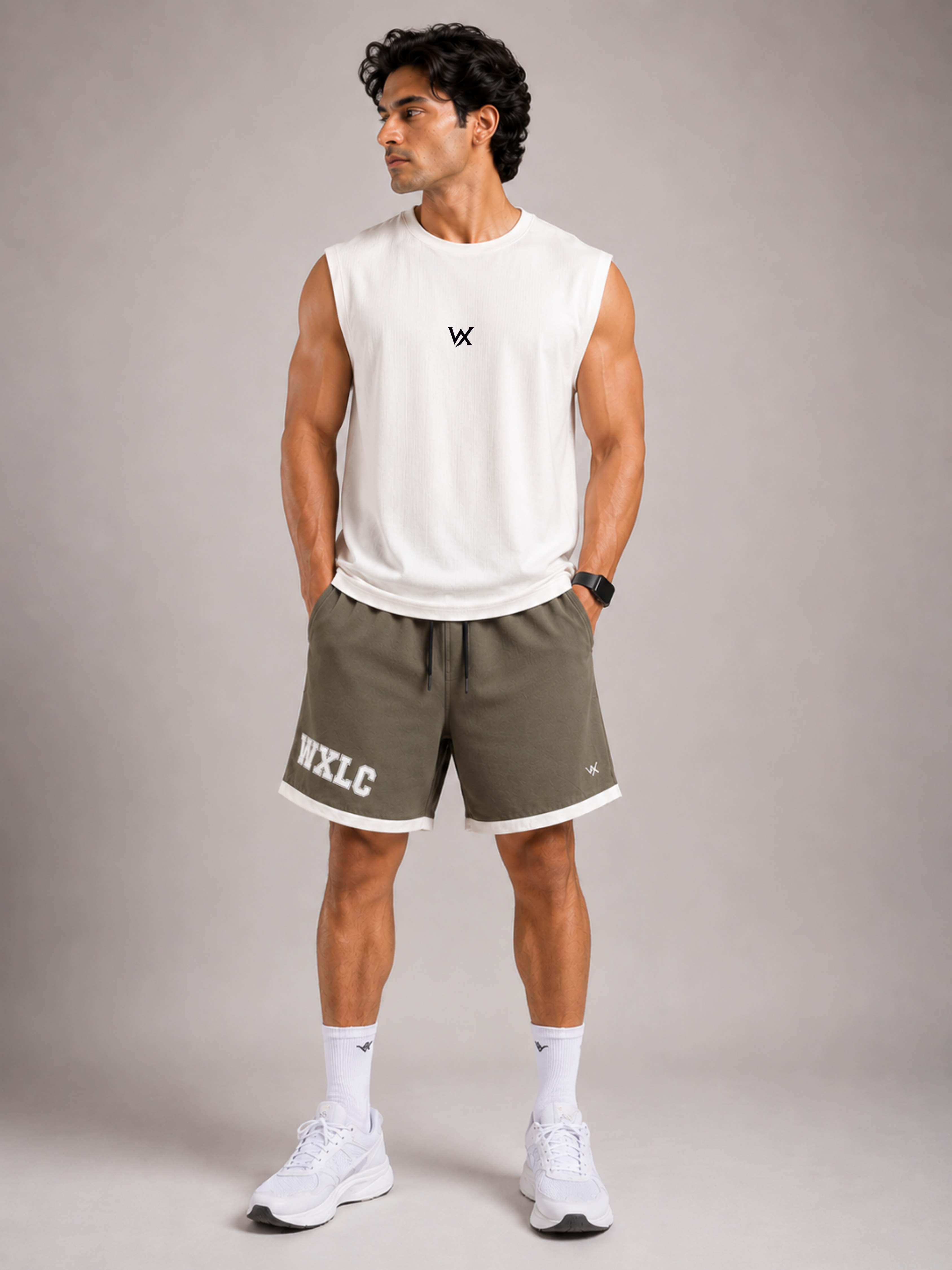 DAY-3 GYM OUTFIT FOR MENS WITH TSHIRT & VEST(SET OF 3)