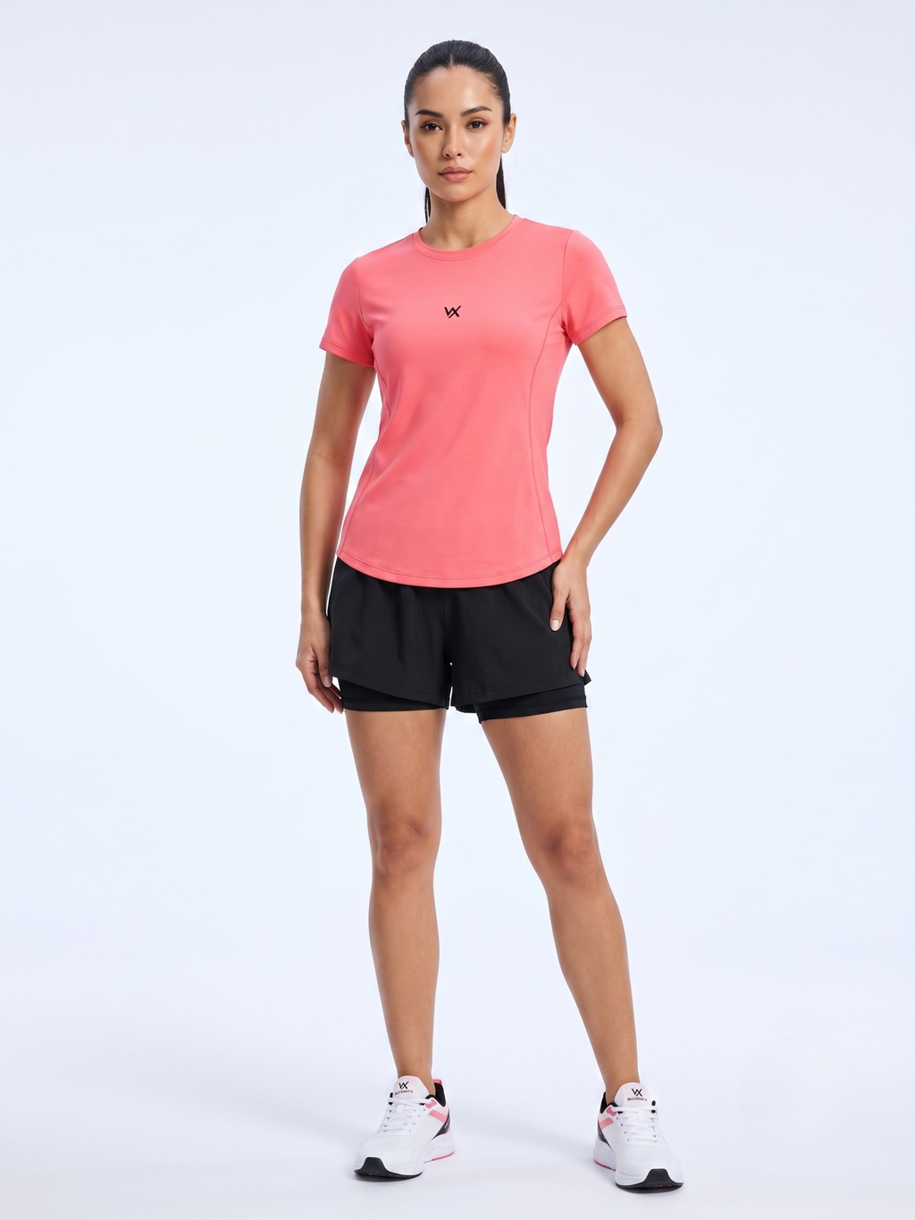 warriorx womens gym outfit with shorts
