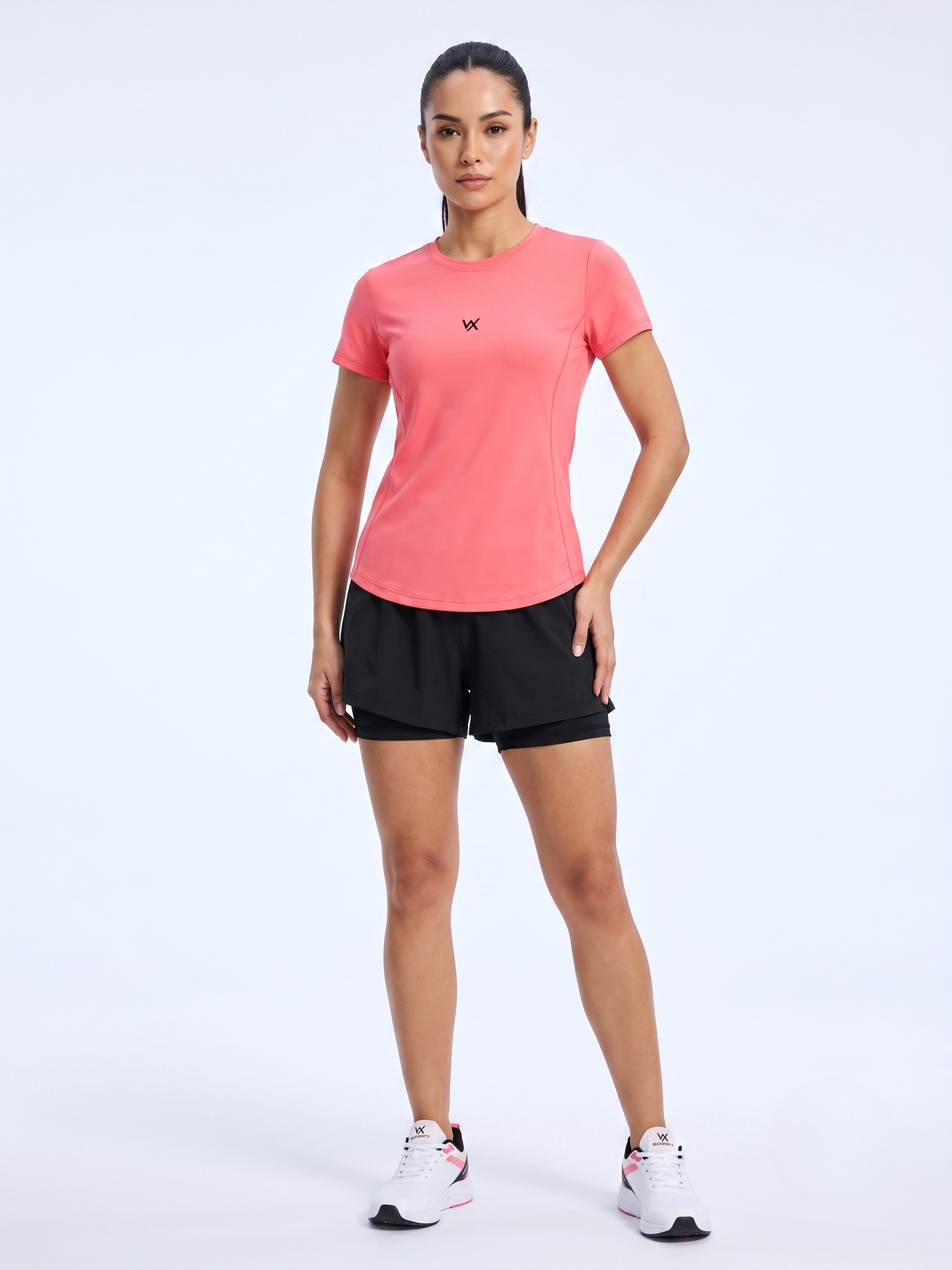 warriorx womens gym outfit with shorts