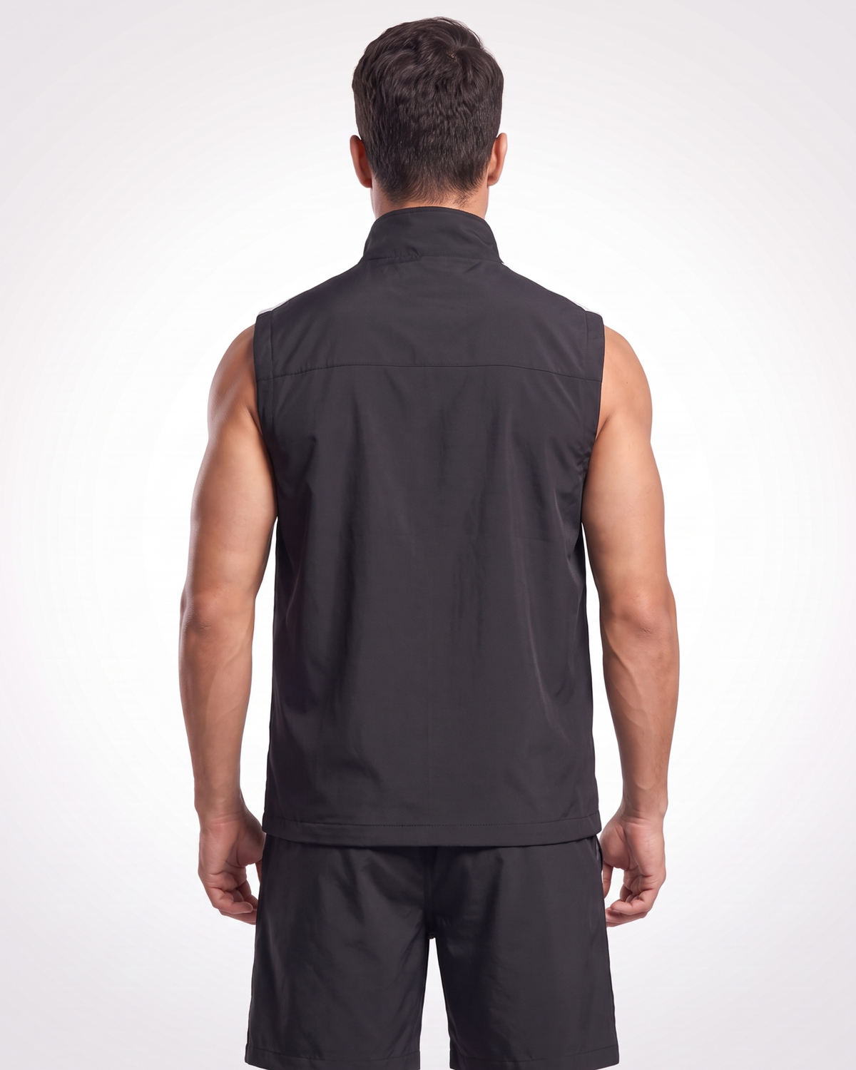 WarriorX Men’s Zip-Up Training Vest & Shorts Set