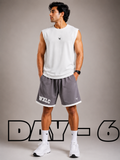 DAY-6 GYM OUTFIT FOR MENS WITH TSHIRT & VEST (SET OF 3)