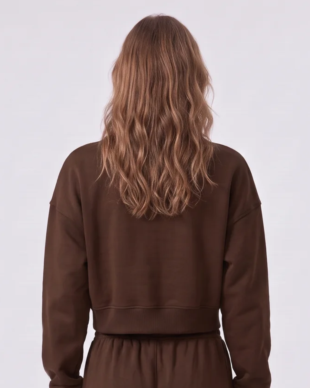 WarriorX Crystal Script Crop Sweatshirt