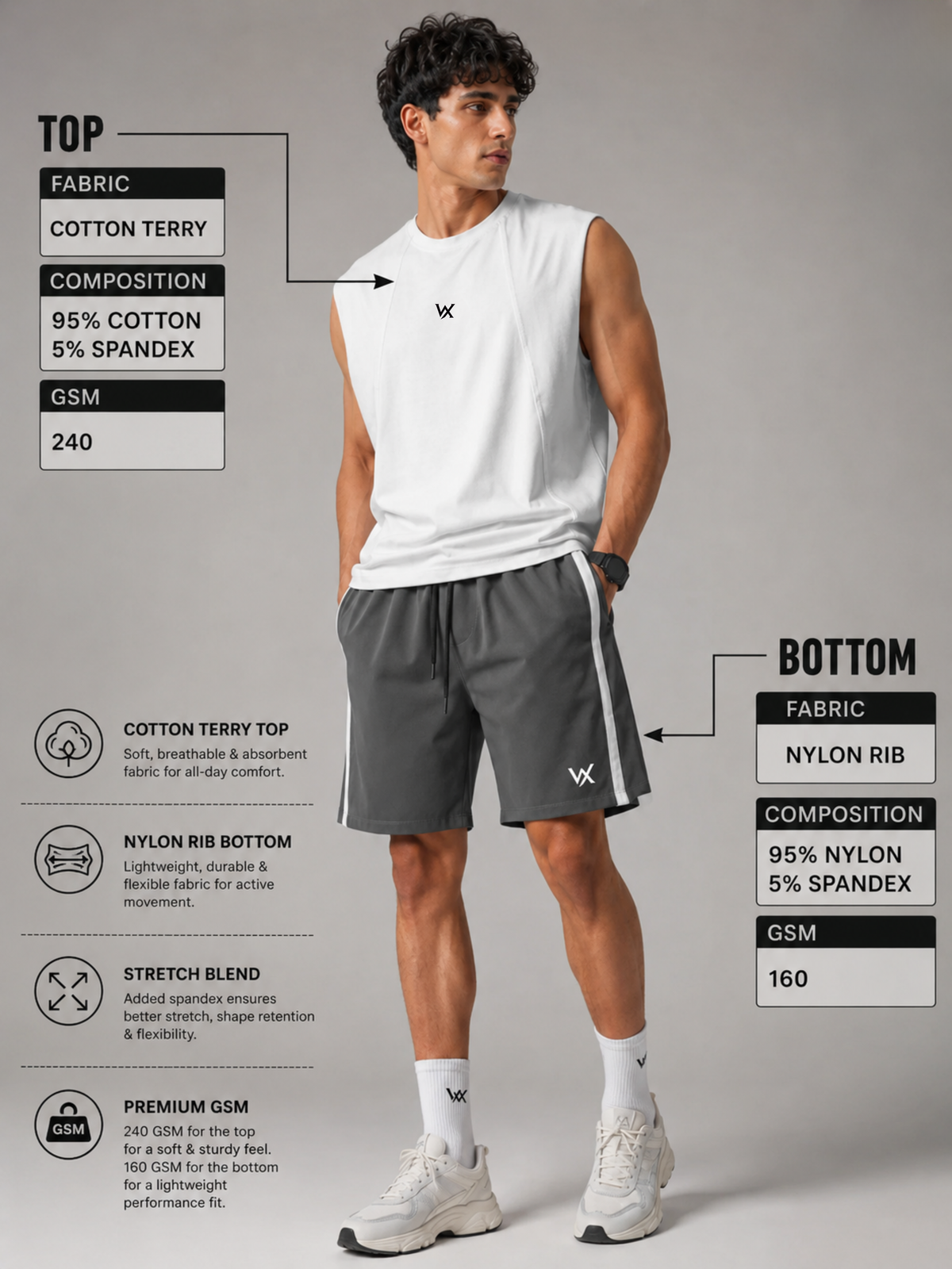 DAY-1 GYM OUTFIT FOR MENS