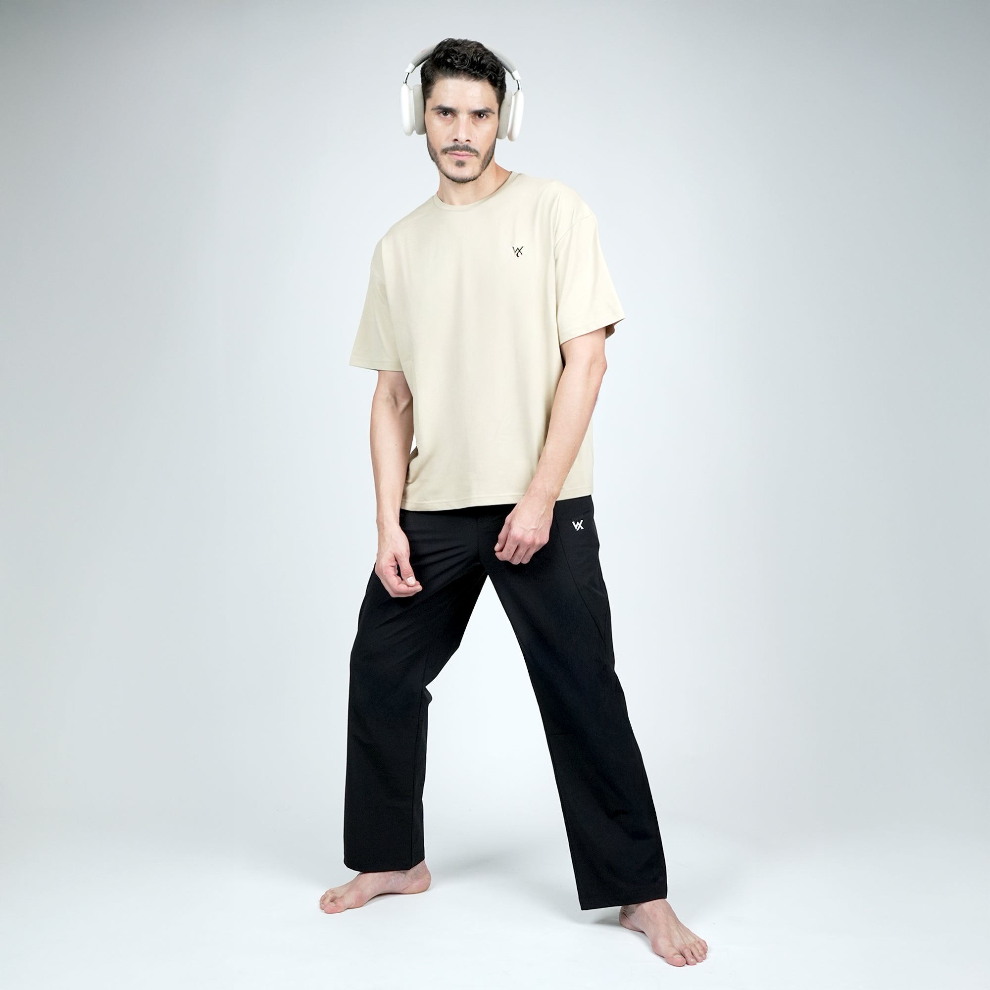 WarriorX Solid Oversized T-Shirt for Men