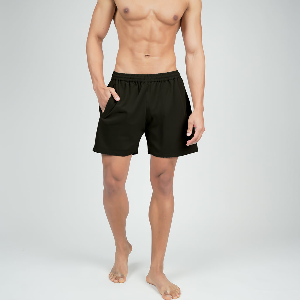 WarriorX Stealth Nylon Training Shorts with Zipper Pockets