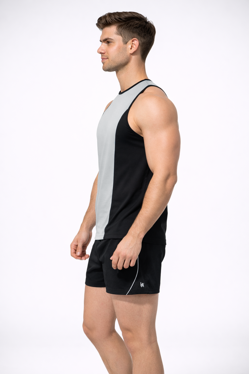 WarriorX Men’s Gym Wear Cotton Terry Spandex Sando