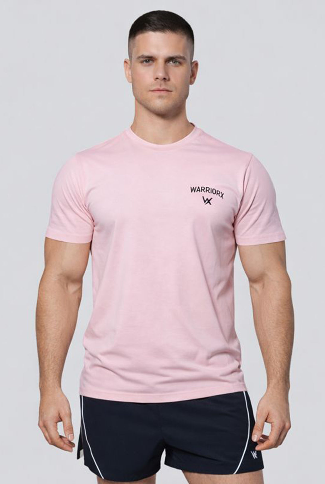 WarriorX Men’s Workout T-Shirt in  Cotton Poly Spandex Blend