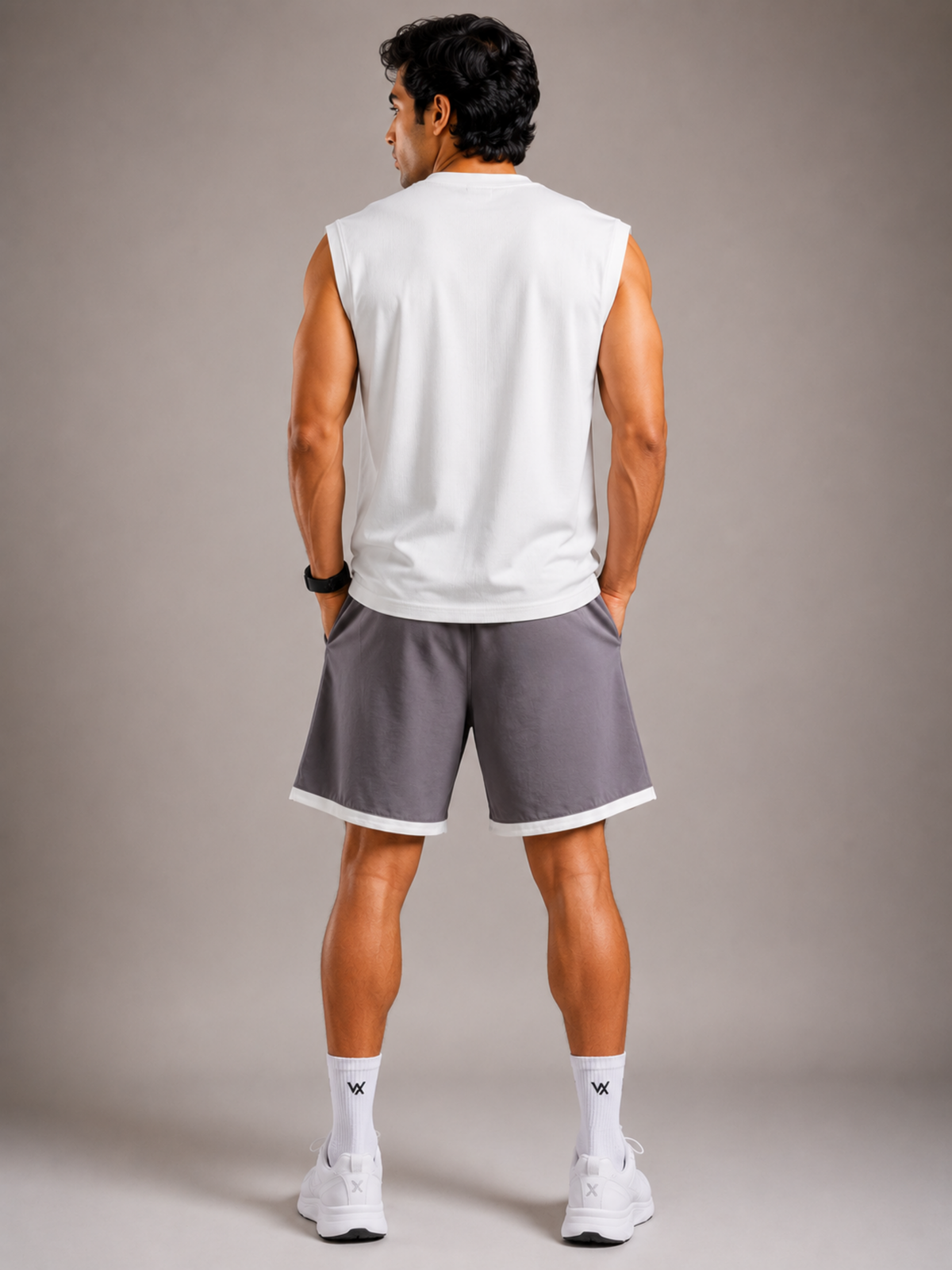 DAY-6 GYM OUTFIT FOR MENS WITH TSHIRT & VEST (SET OF 3)