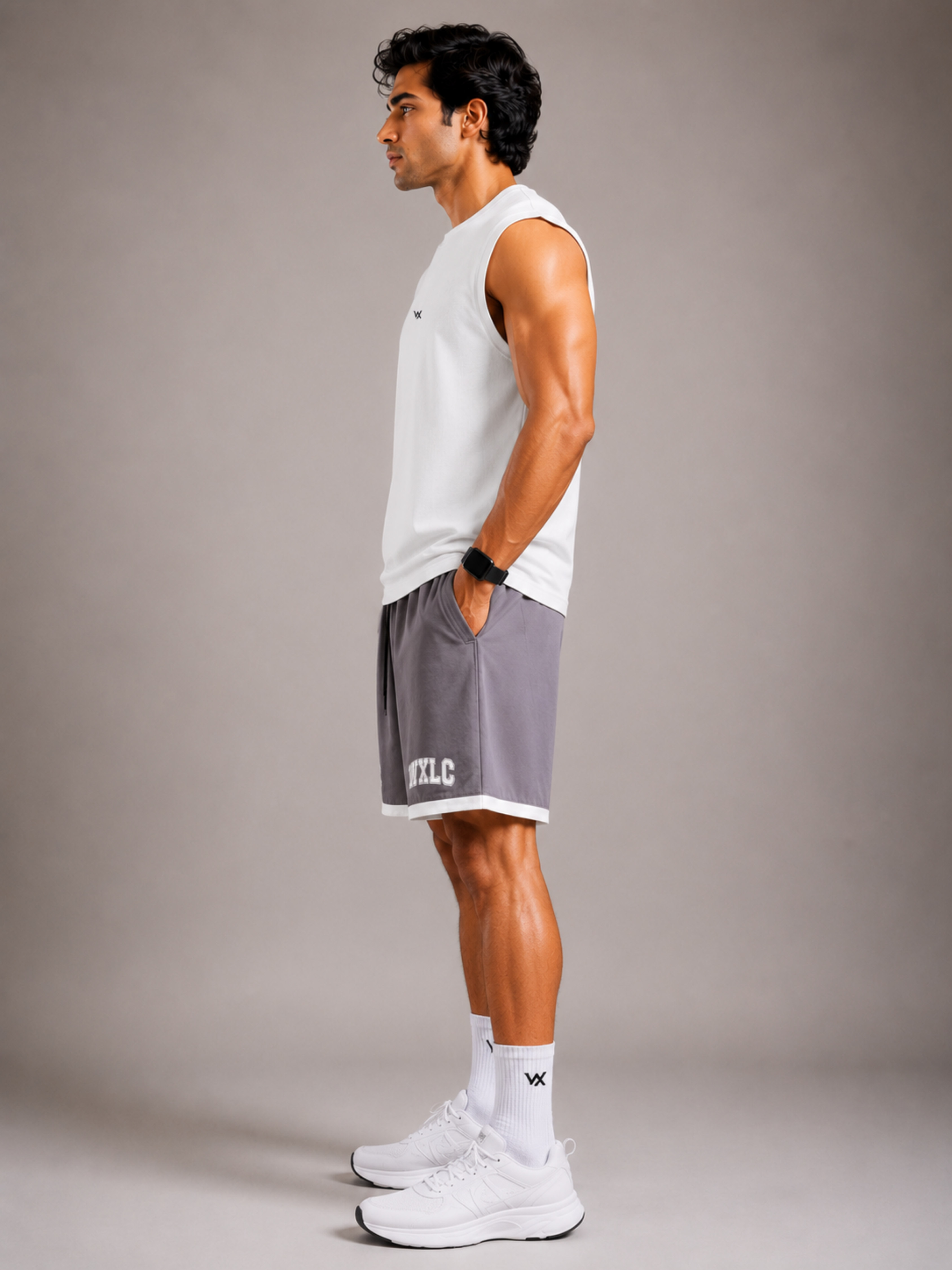 DAY-6 GYM OUTFIT FOR MENS WITH TSHIRT & VEST (SET OF 3)