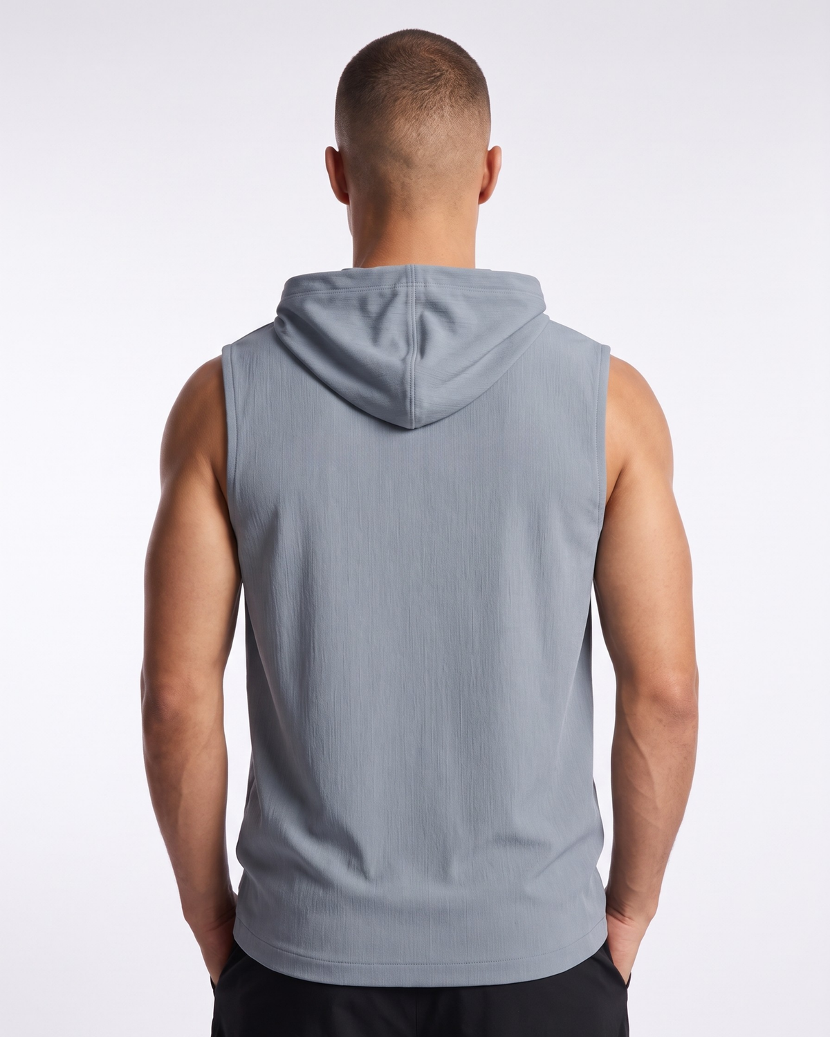 WarriorX Men’s Performance Sleeveless Zip-Up Hoodie Vest