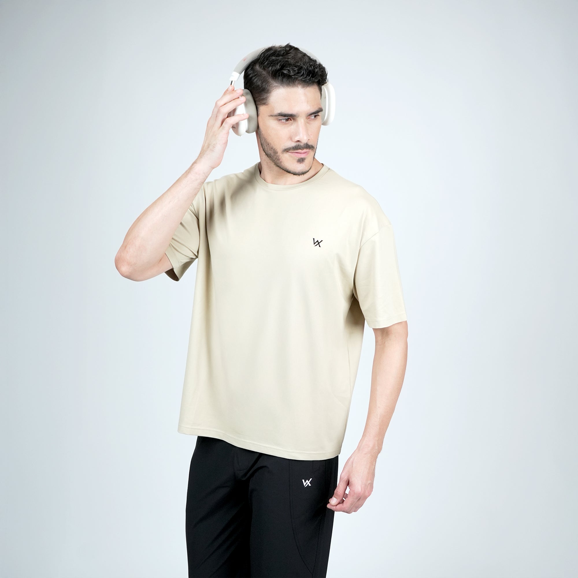 WarriorX Solid Oversized T-Shirt for Men