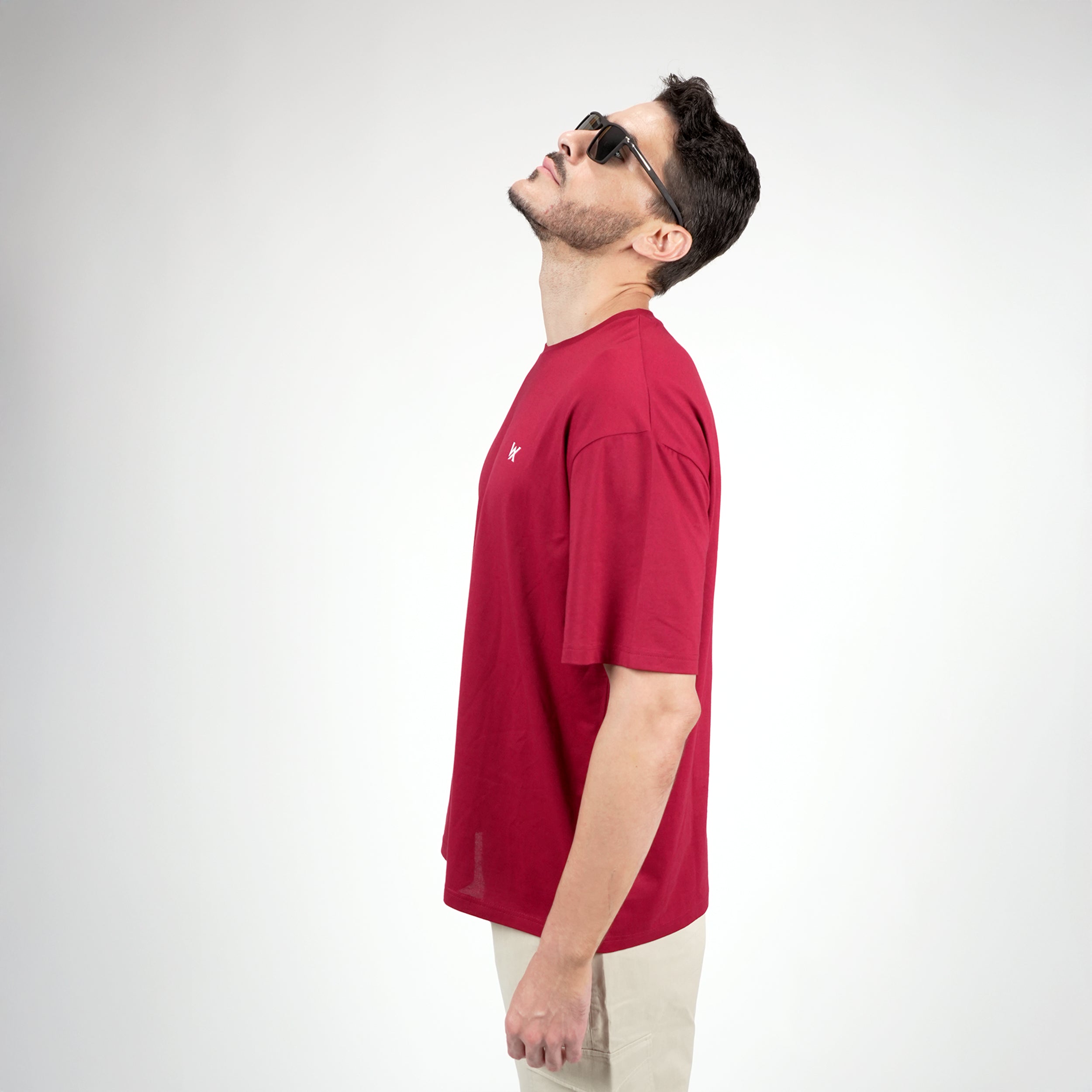 WarriorX Solid Oversized T-Shirt for Men