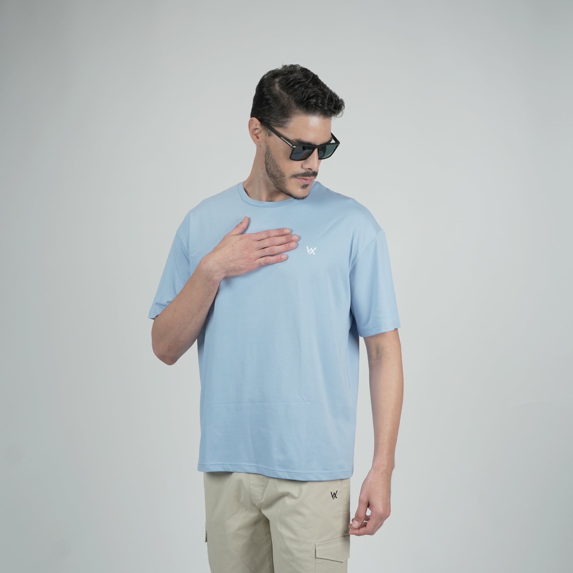 WarriorX Solid Oversized T-Shirt for Men