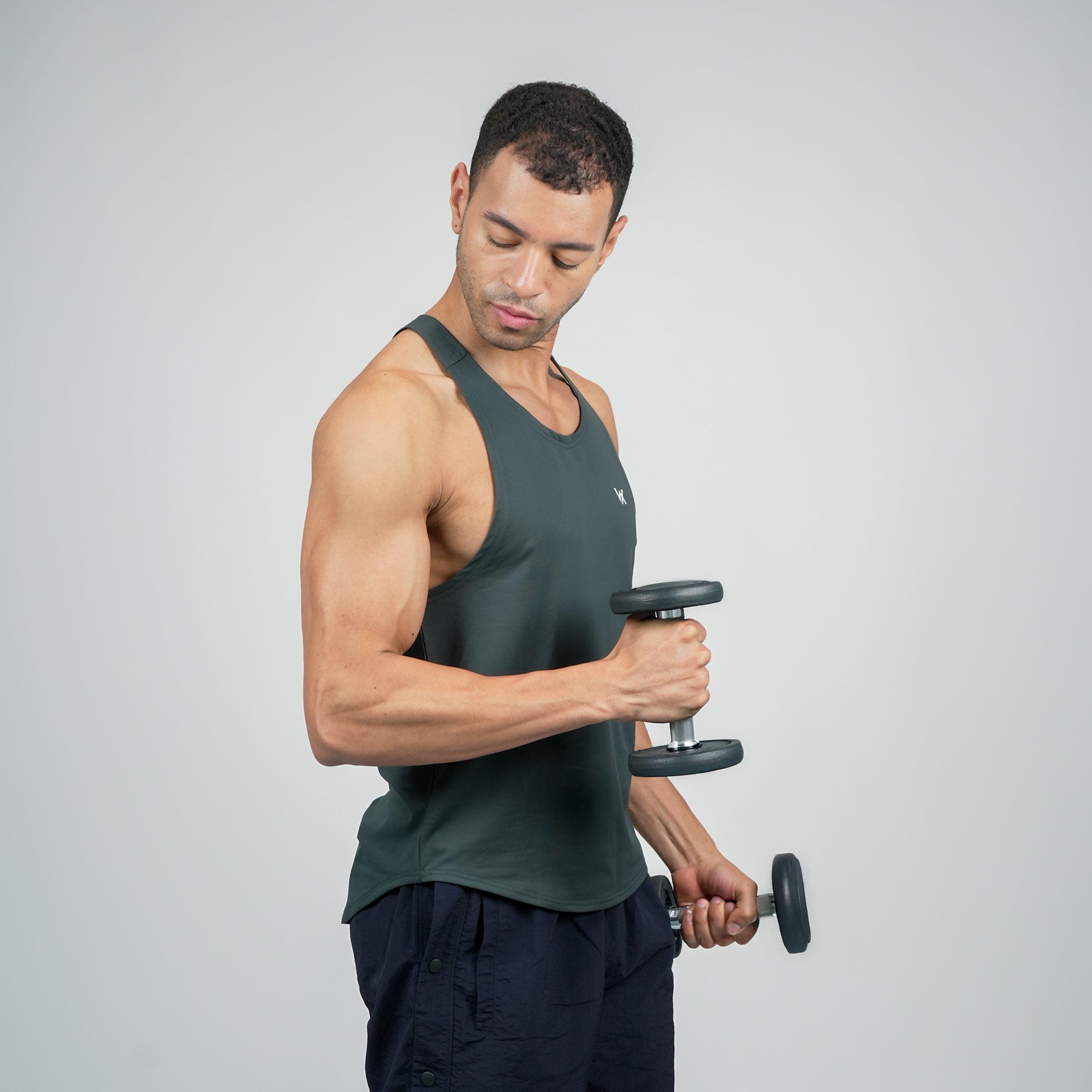 WarriorX Men’s Poly Terry Spandex Stringer