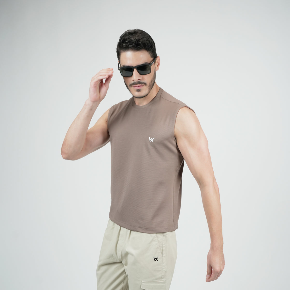 WarriorX Men’s Poly Spandex Cord Tank T-Shirt