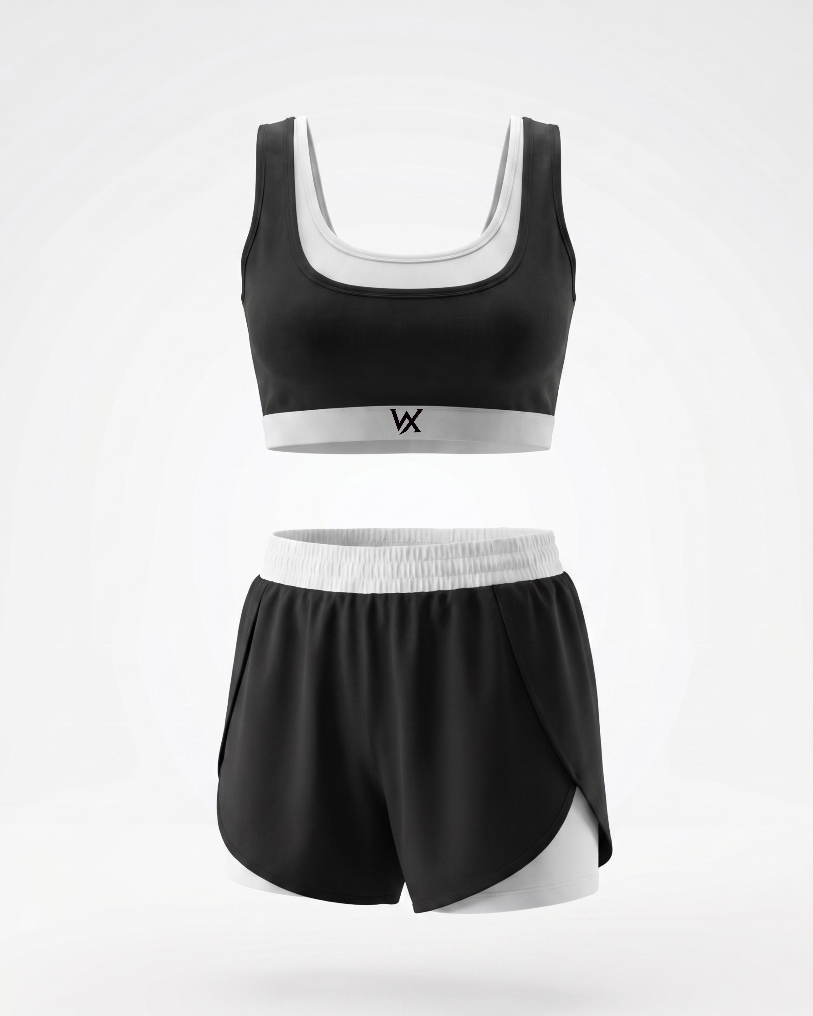 WarriorX Women's Performance Sports Bra & Training Shorts Co-Ord Set