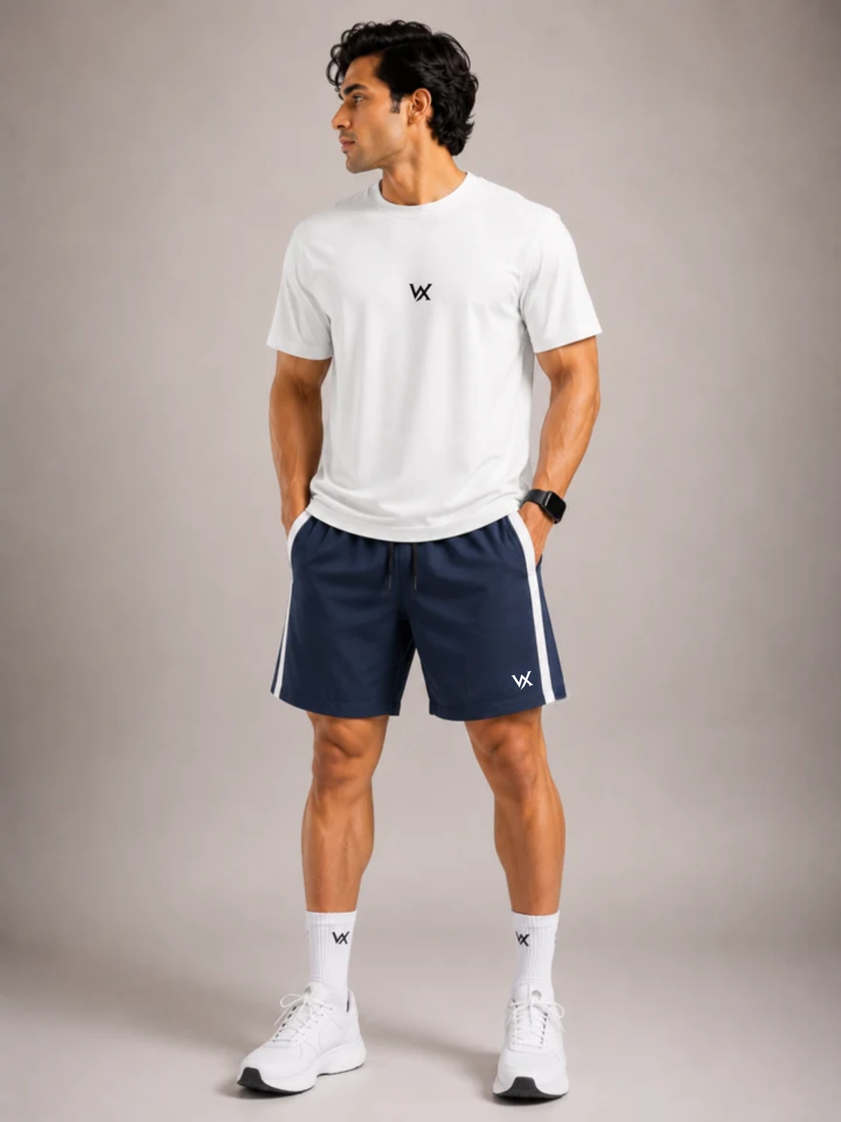 DAY-5 GYM OUTFIT FOR MENS WITH TSHIRT & VEST (SET OF 3)