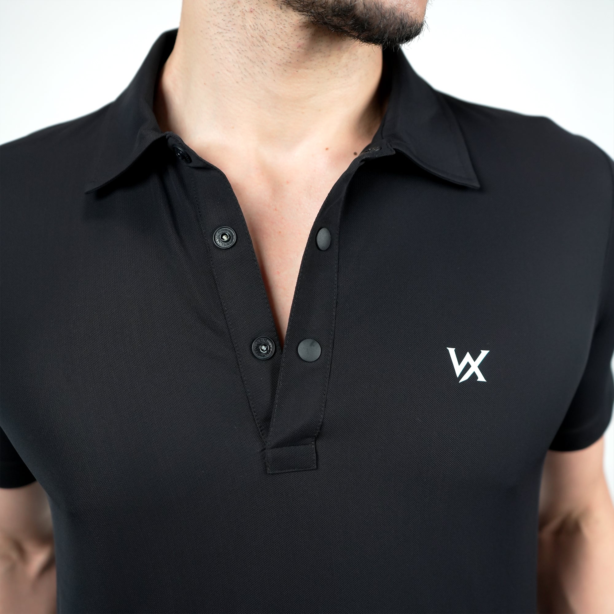 WarriorX Men’s Polo Nylon Spandex Stretchable T-Shirt