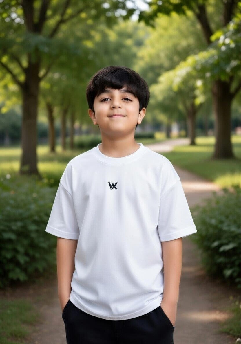 warriorx kids oversize cotton terry tshirt