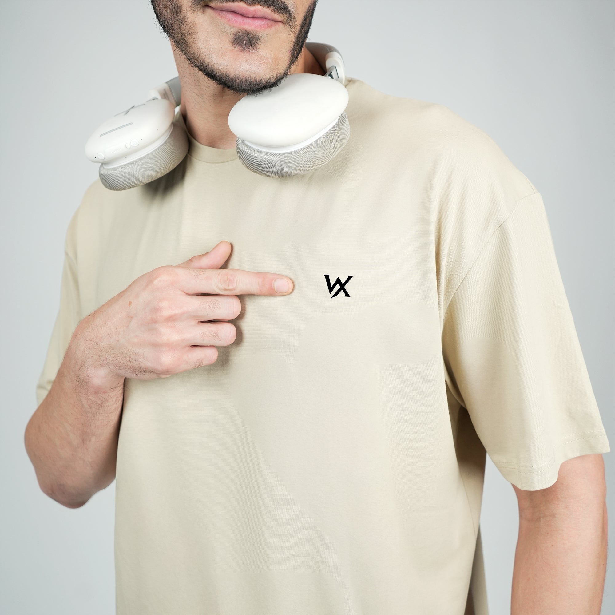 WarriorX Solid Oversized T-Shirt for Men