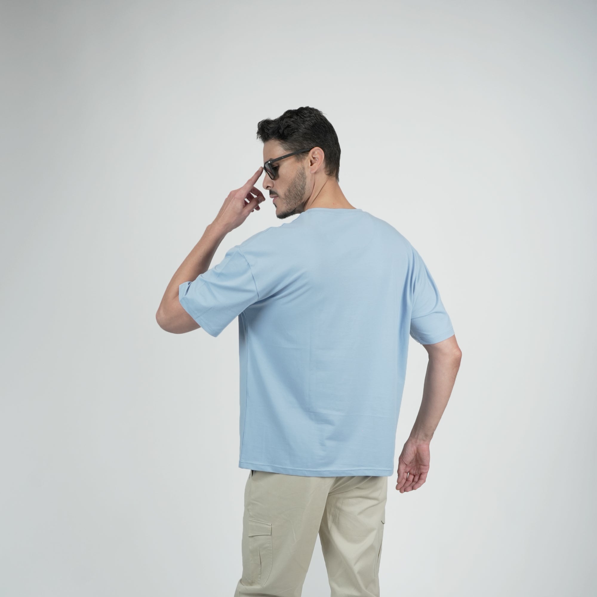 WarriorX Solid Oversized T-Shirt for Men