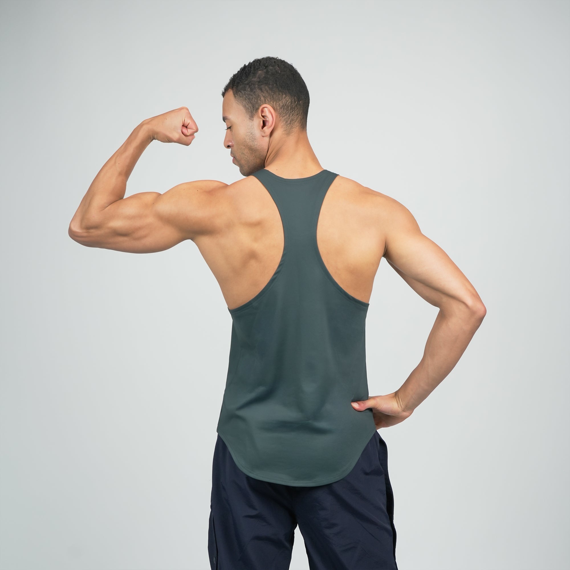 WarriorX Men’s Poly Terry Spandex Stringer