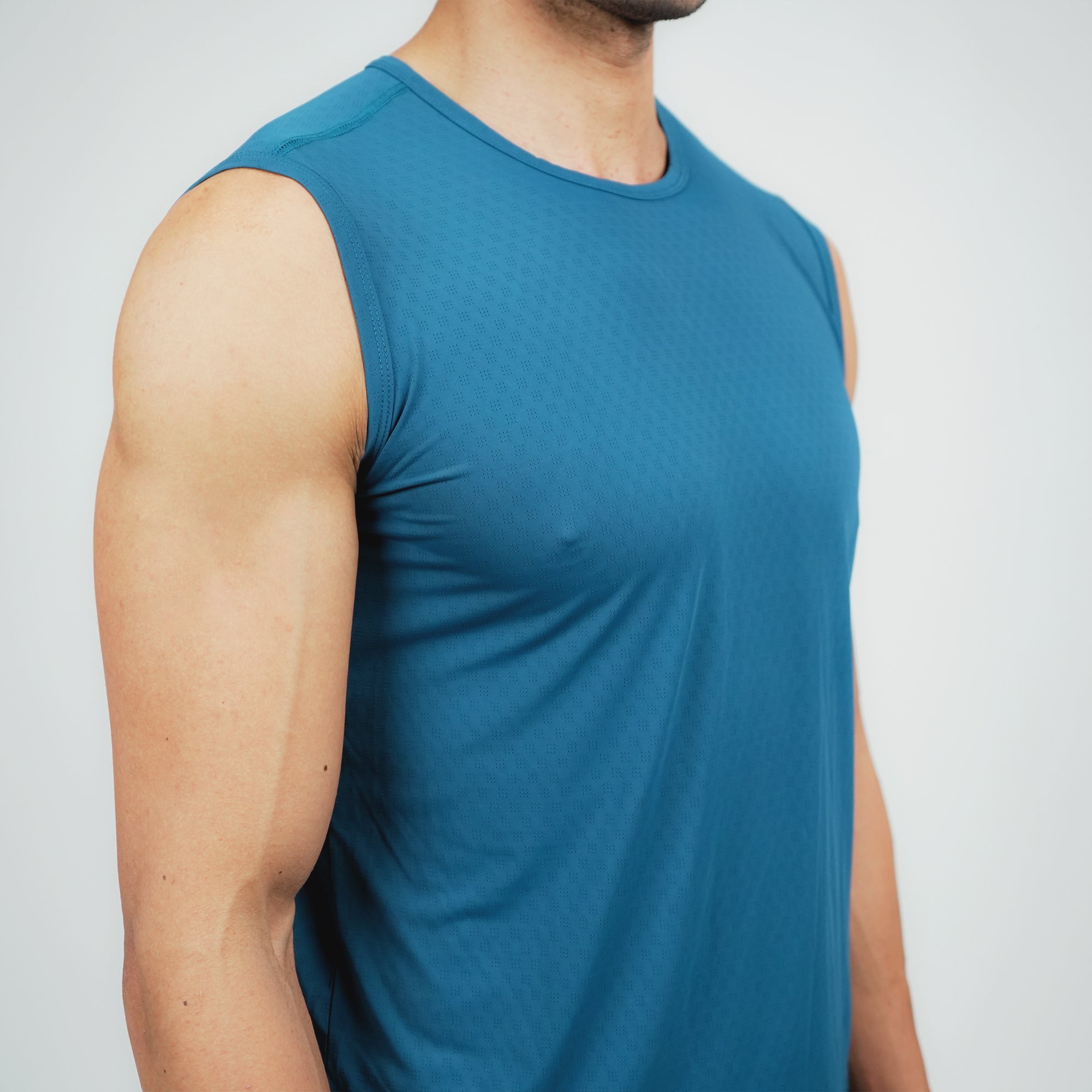 WarriorX Men’s Nylon Mesh Tank T-Shirt