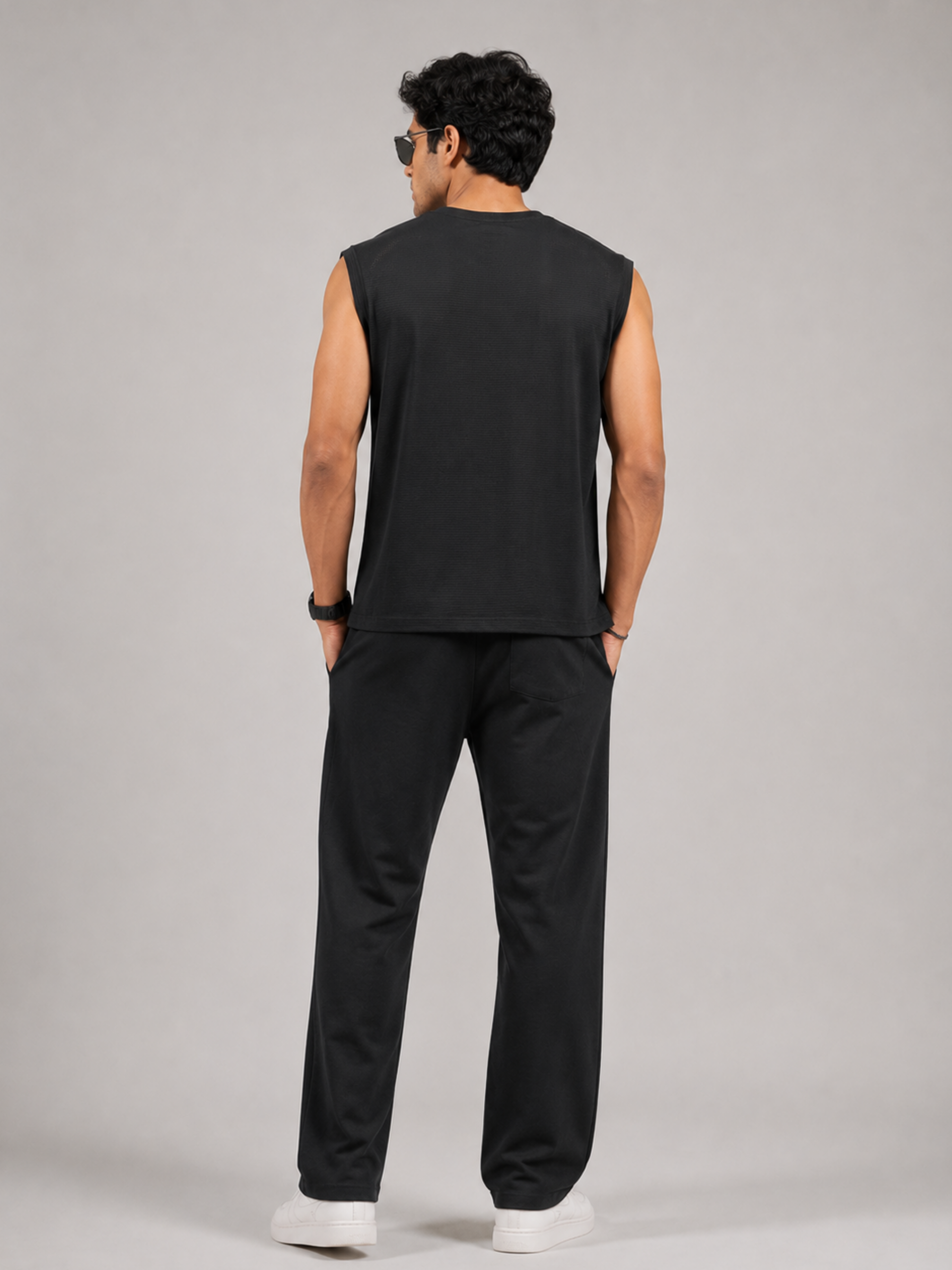 DAY-16 GYM OUTFIT FOR MENS WITH TSHIRT & VEST (SET OF 3)