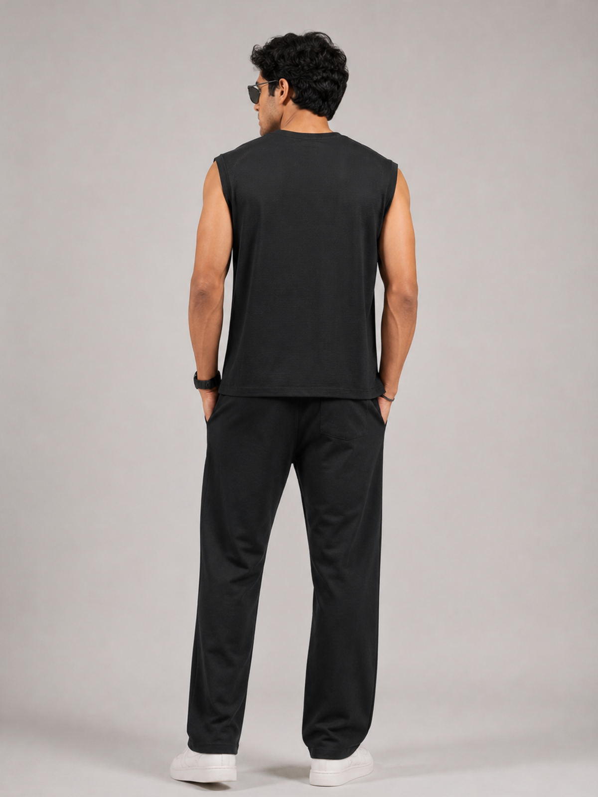 DAY-16 GYM OUTFIT FOR MENS WITH TSHIRT & VEST (SET OF 3)