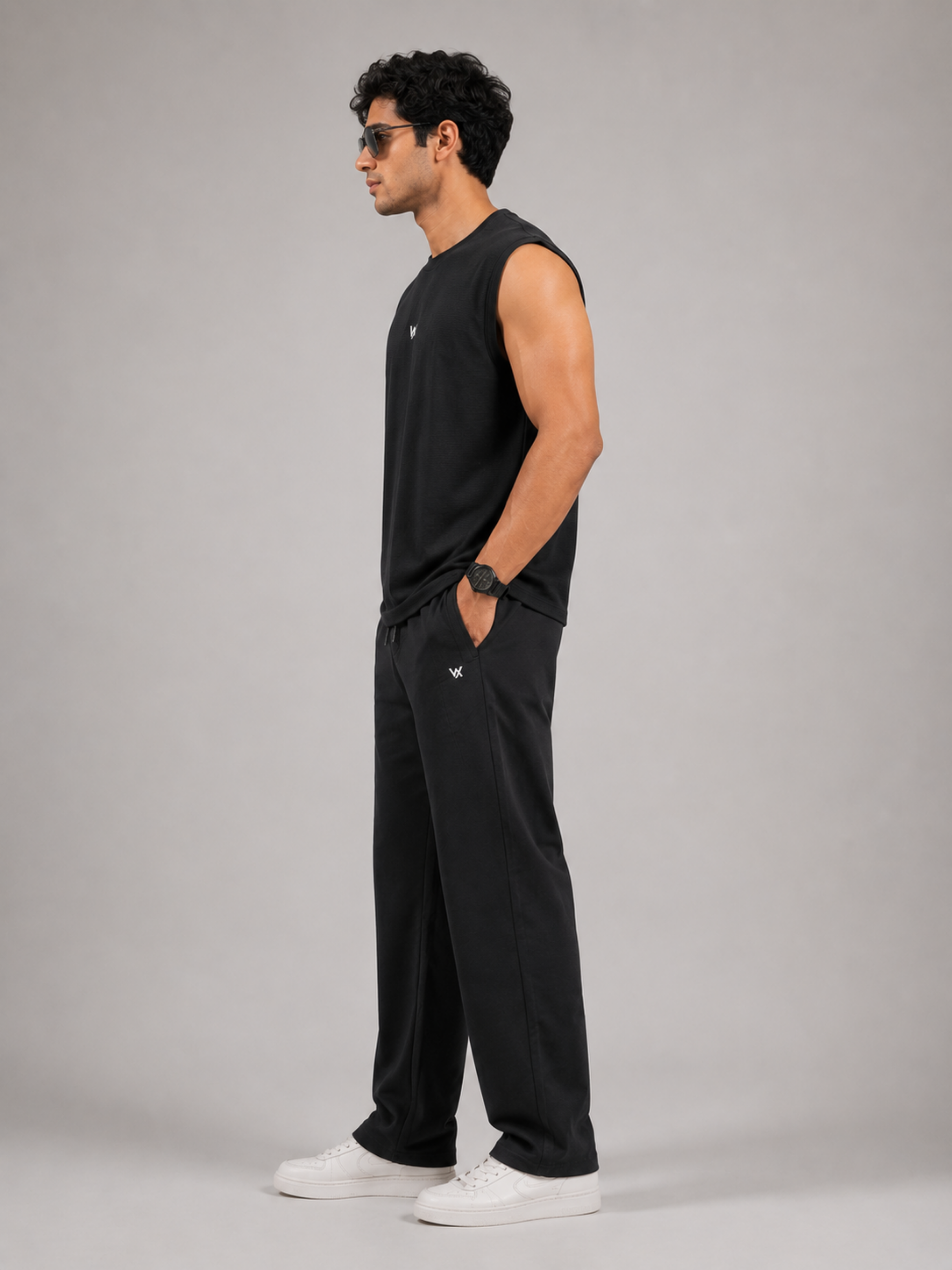 DAY-16 GYM OUTFIT FOR MENS WITH TSHIRT & VEST (SET OF 3)