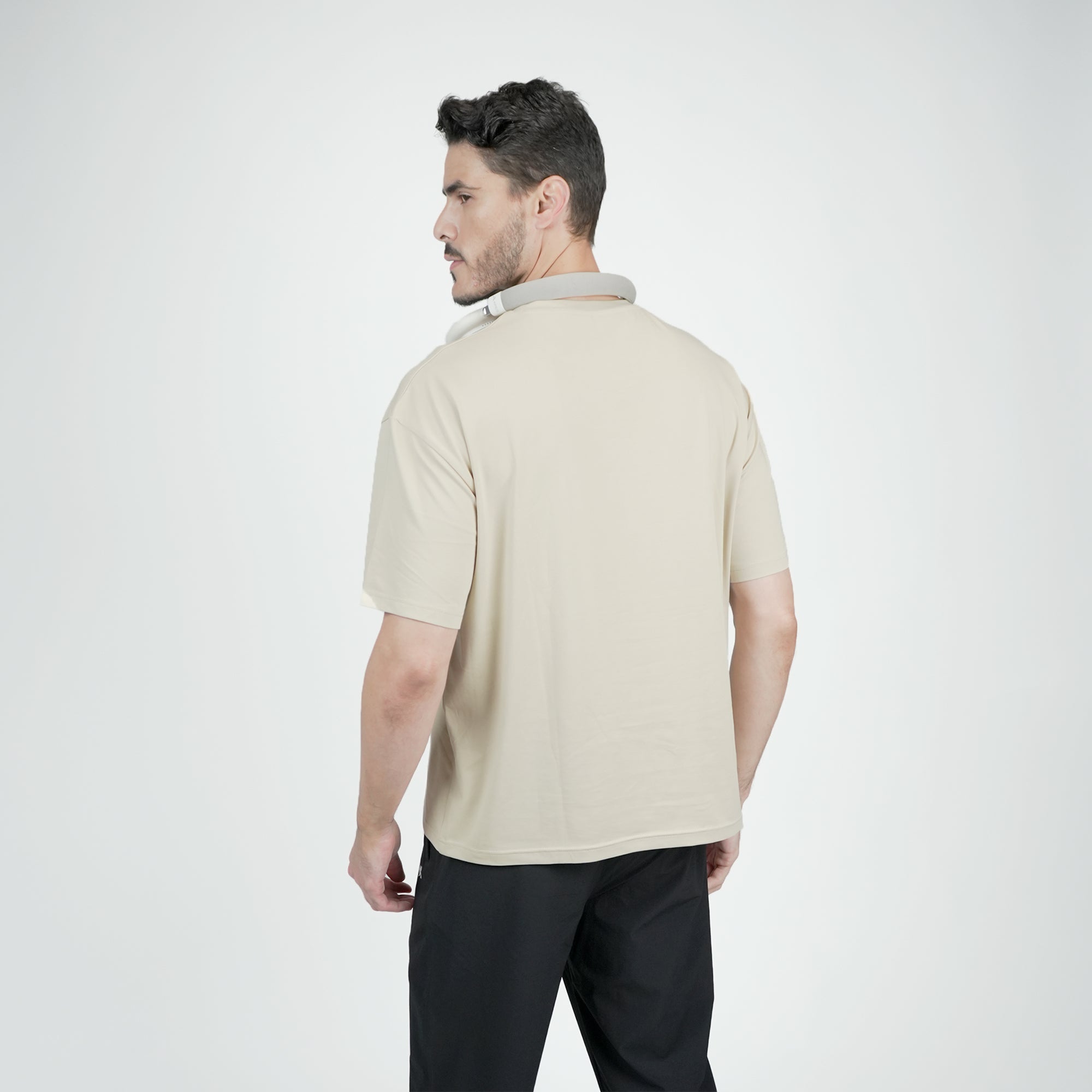 WarriorX Solid Oversized T-Shirt for Men