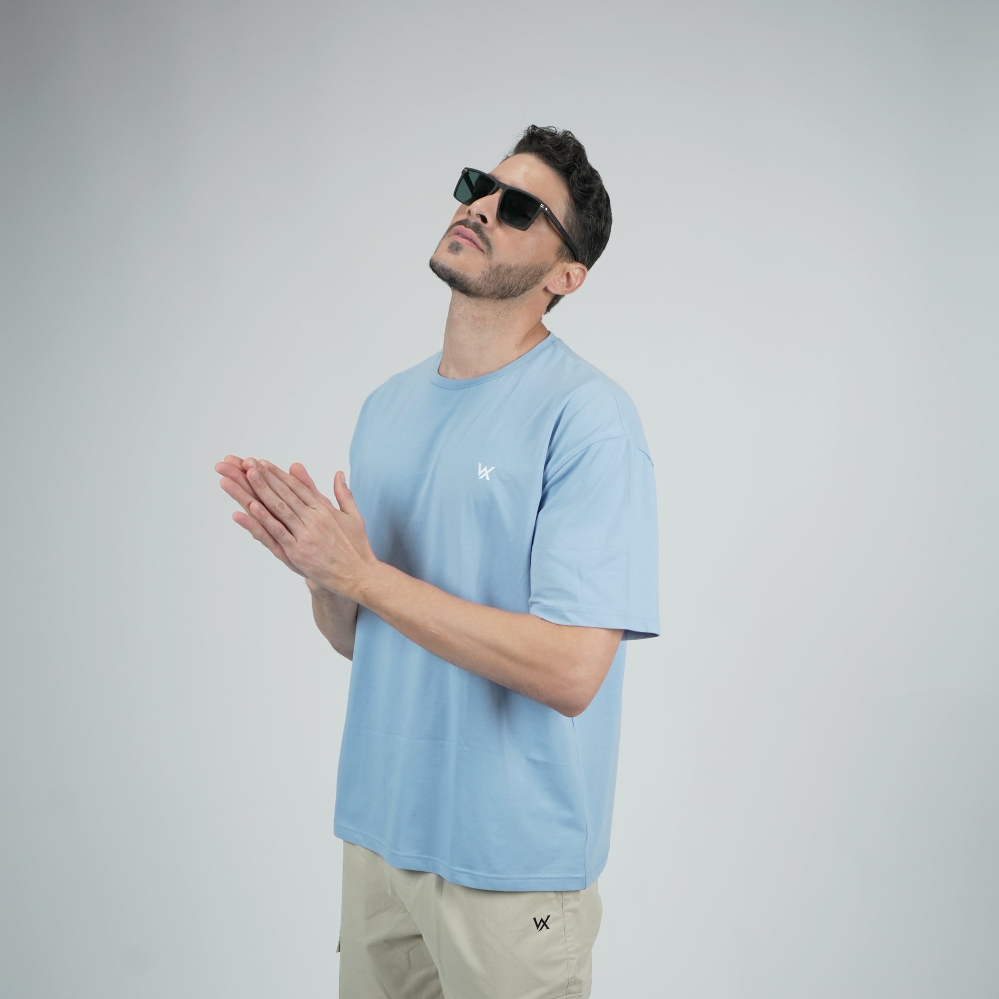 WarriorX Solid Oversized T-Shirt for Men