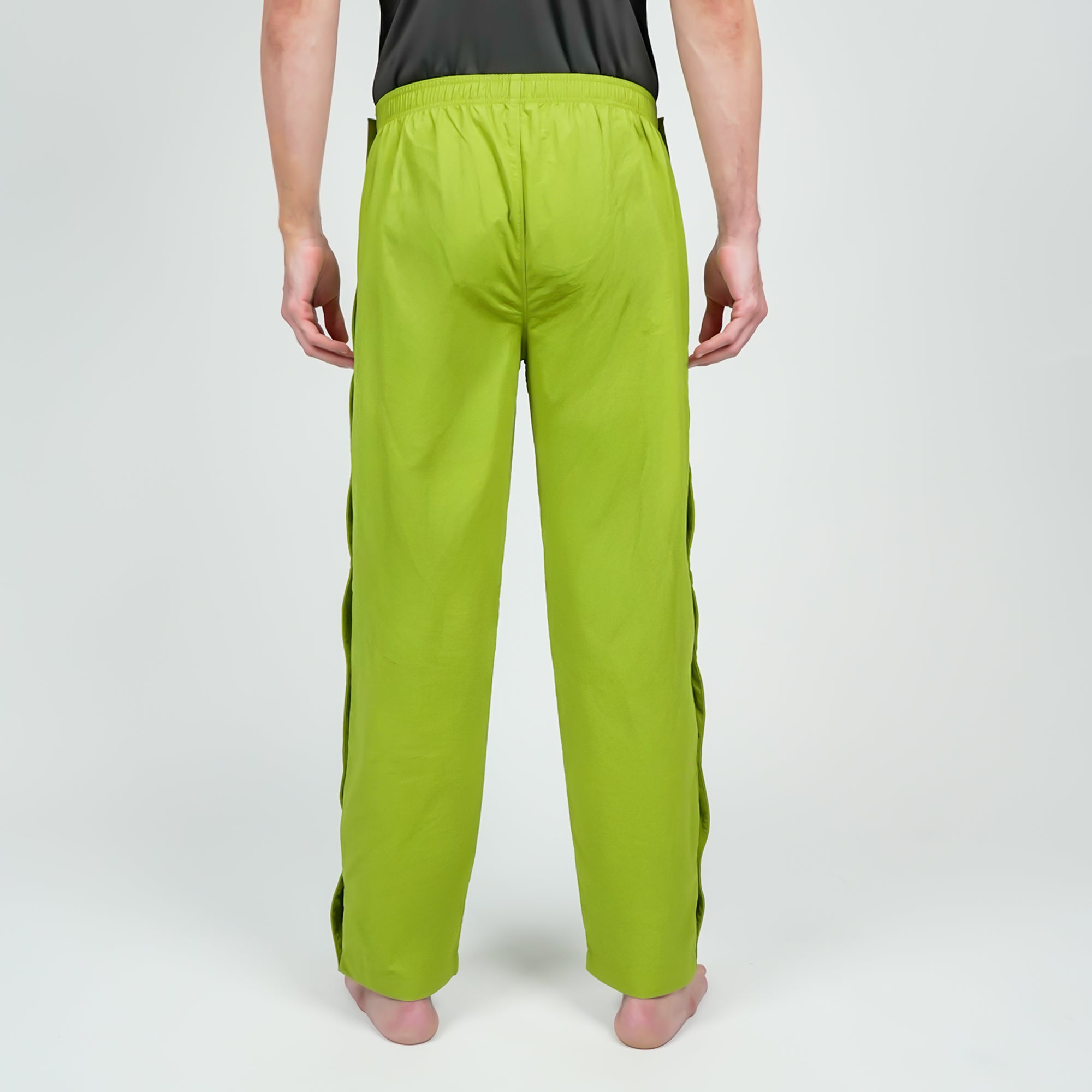 WarriorX Nylon Crush Pants With Side Snap button