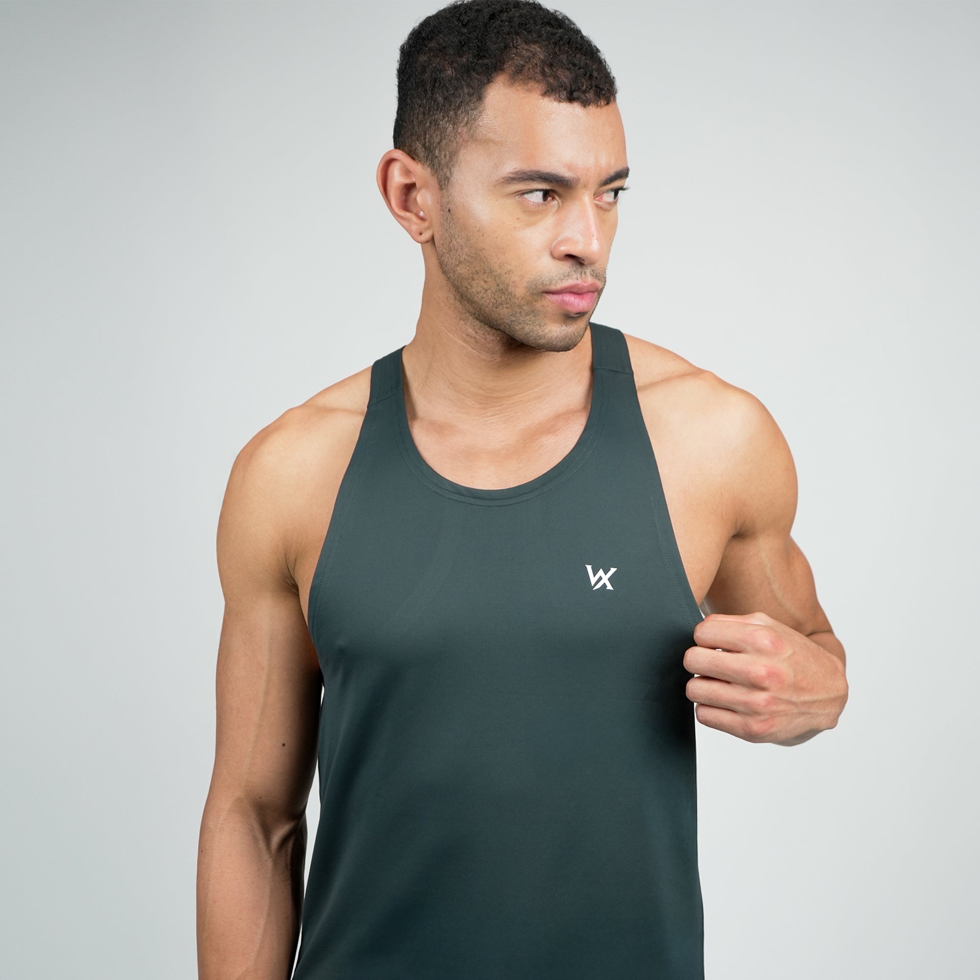 WarriorX Men’s Poly Terry Spandex Stringer
