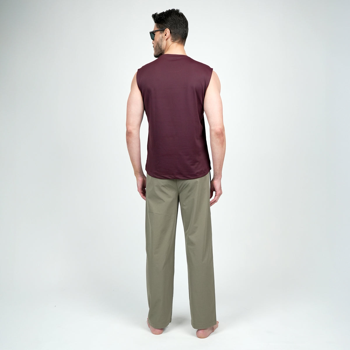 WarriorX Men’s Poly Terry Spandex Tank T-Shirt