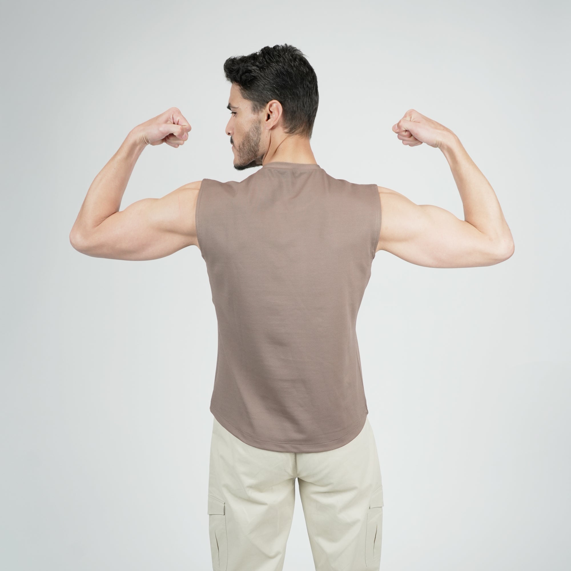 WarriorX Men’s Poly Spandex Cord Tank T-Shirt