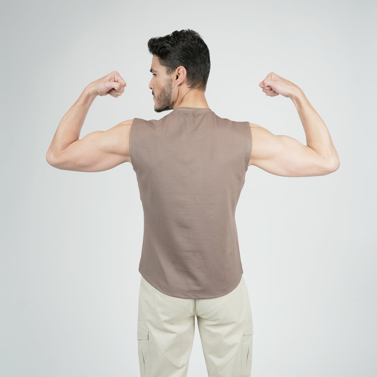 WarriorX Men’s Poly Spandex Cord Tank T-Shirt