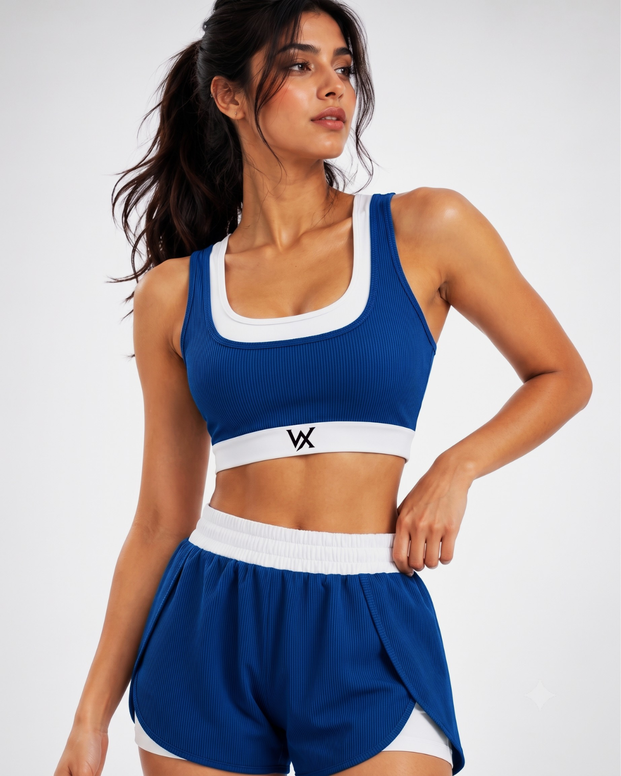 WarriorX Women's Performance Sports Bra & Training Shorts Co-Ord Set