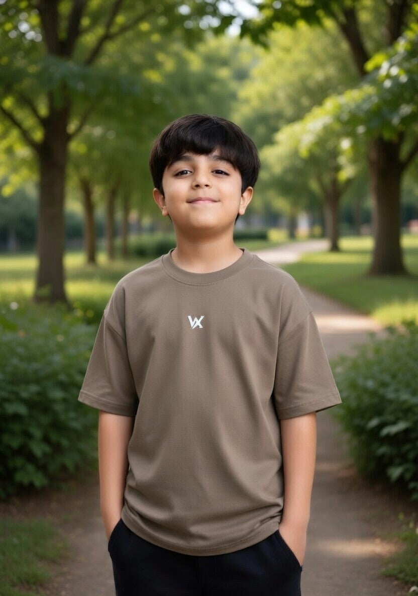 warriorx kids oversize cotton terry tshirt