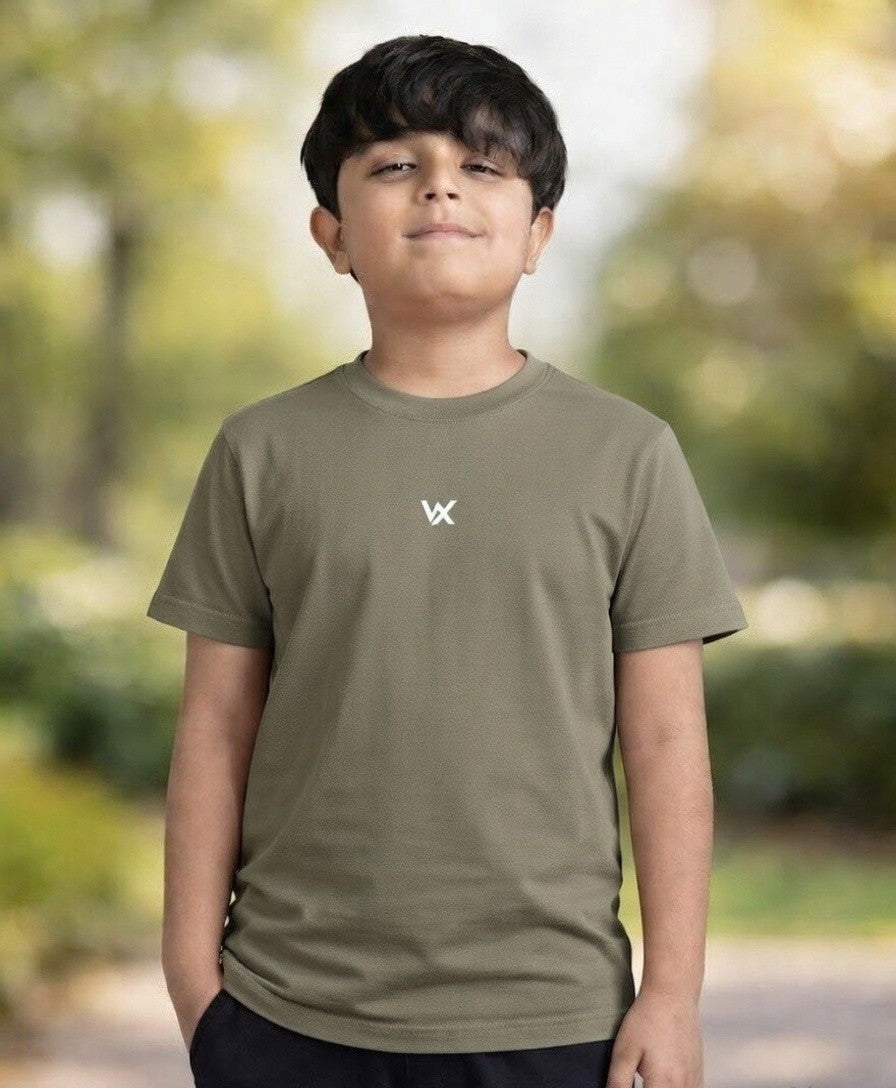 warriorx kids regular fit or relax fit cotter terry tshirt