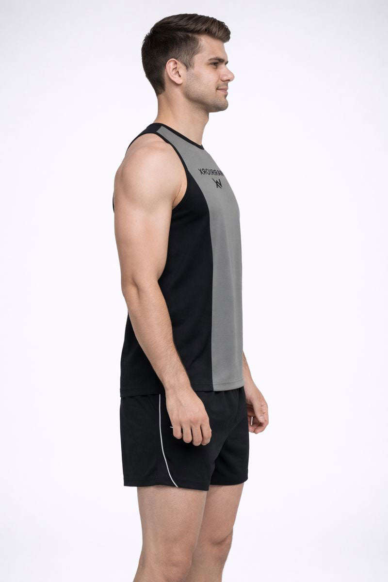 WarriorX Men’s Activewear Cotton Terry Spandex Sando