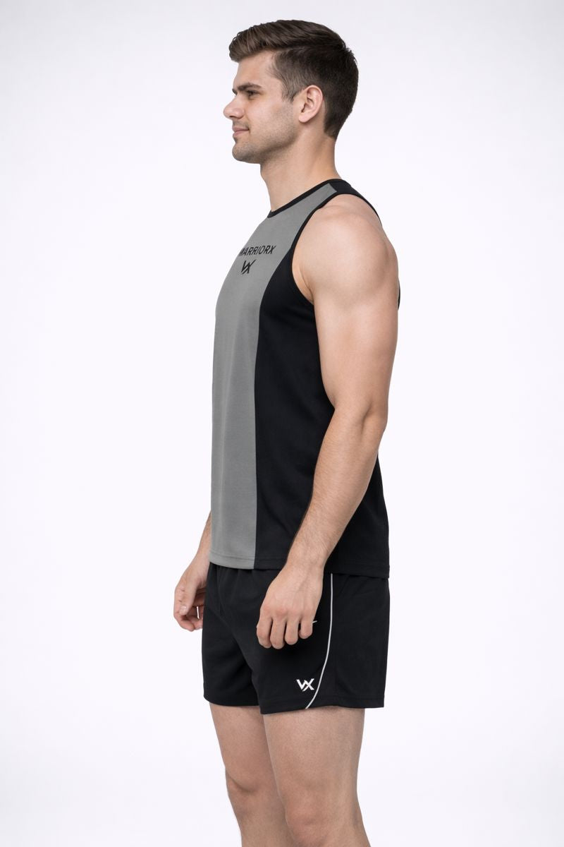 WarriorX Men’s Activewear Cotton Terry Spandex Sando