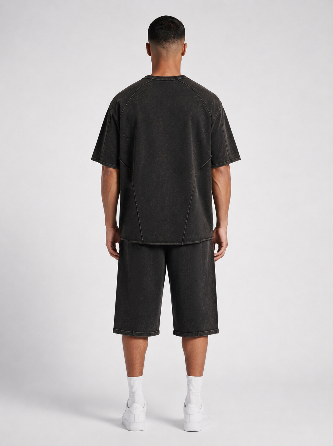 WARRIORX MEN'S VINTAGE WASH CORDSET WITH JORTS