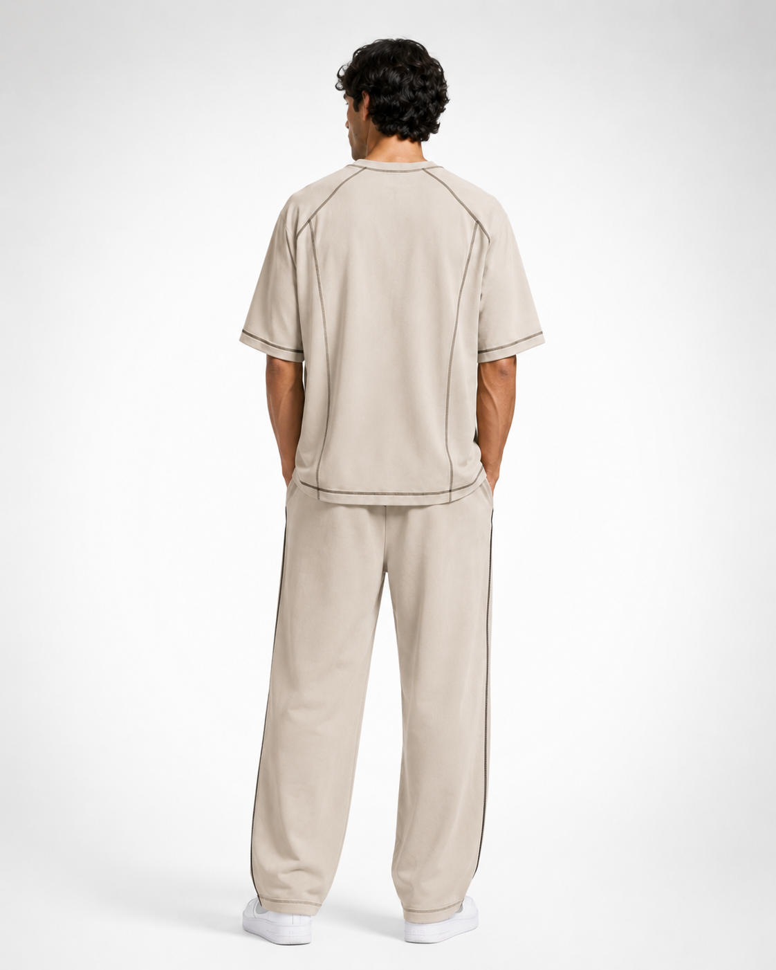 Warriorx Men's Cotton lycra Baggy fit Cordset